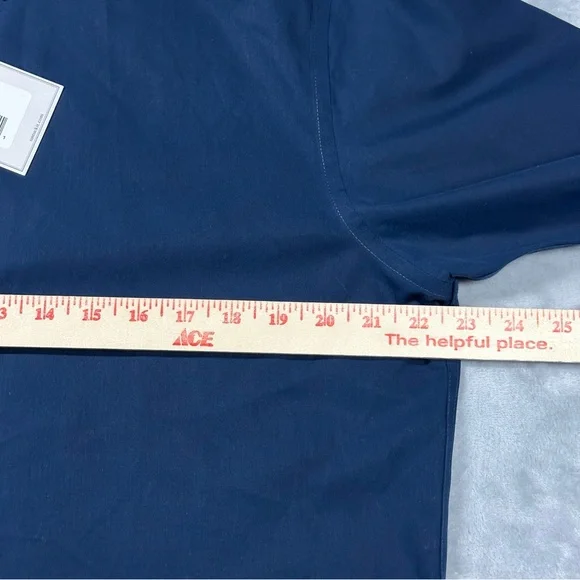 NWT UNTUCKit Castello Navy Blue Wrinkle Free Shirt XL Tall Slim - Picture 9 of 15